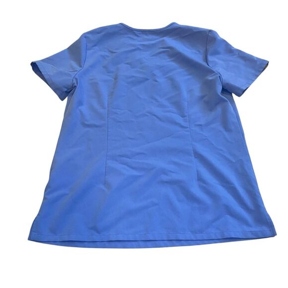 Figs Women’s Caterina One-Pocket Blue Scrub Top Size Small - Picture 2 of 4